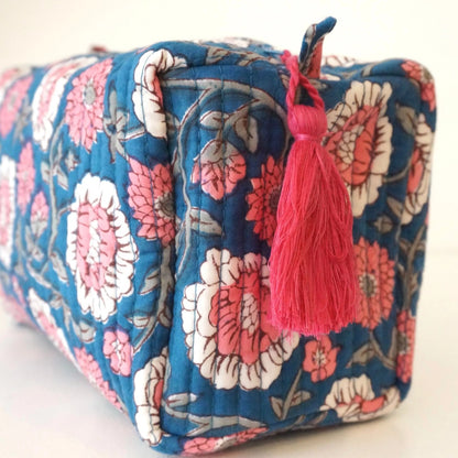 Beauty case in cotone stampato n. 85