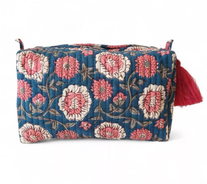 Beauty case in cotone stampato n. 85