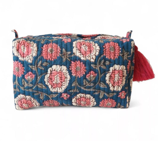 Beauty case in cotone stampato n. 85