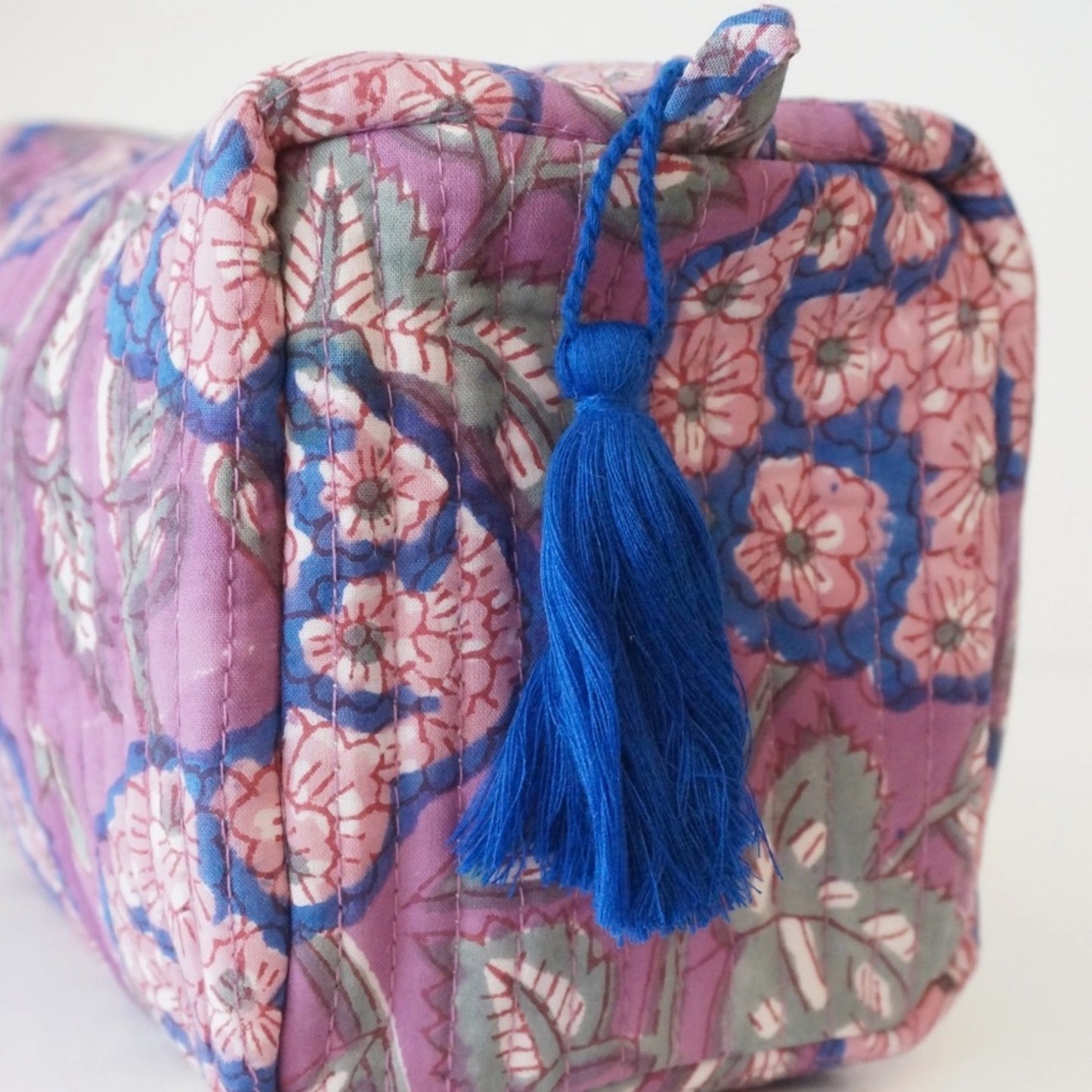 Beauty case in cotone stampato n. 89