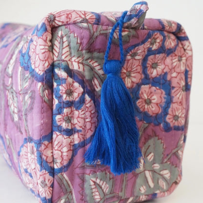 Beauty case in cotone stampato n. 89