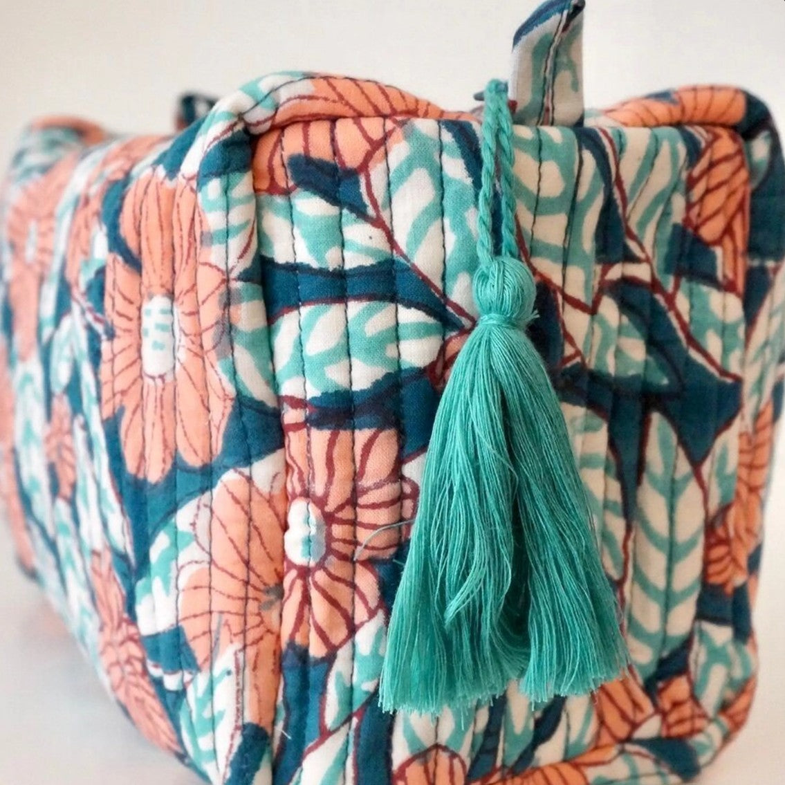 Beauty case in cotone stampato n. 90